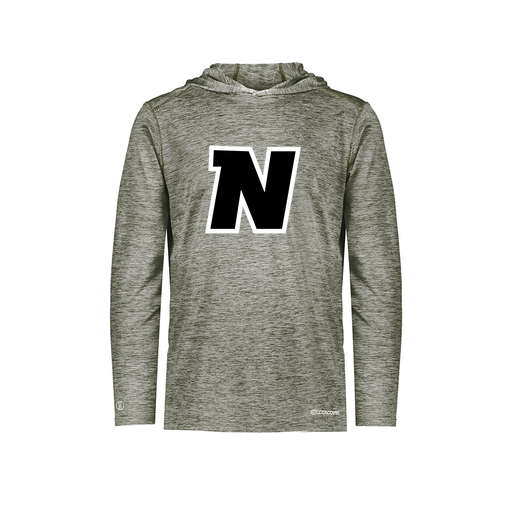 [FOLHCGGY-YS-LOGO1] Decker Youth Charge Hoodie (Youth S, Gray, Logo 1)